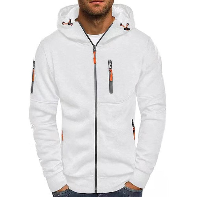 Kuscheliger Kapuzenpulli für Männer, ideal für kalte Herbst- und Wintertage.