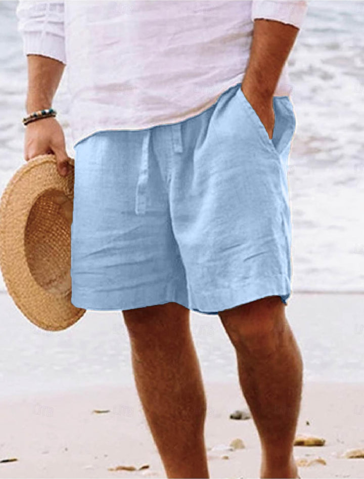 Lässige und bequeme Strandshorts für Männer, ideal für entspannte Sommertage am Meer