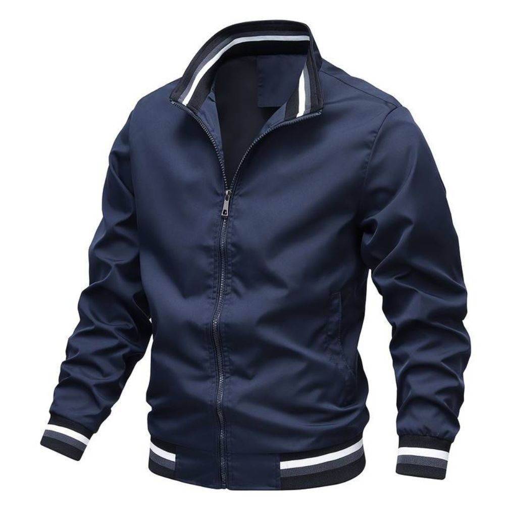 Lässige Bomberjacke für Männer – perfekt für kühle Herbst- und Wintertage.