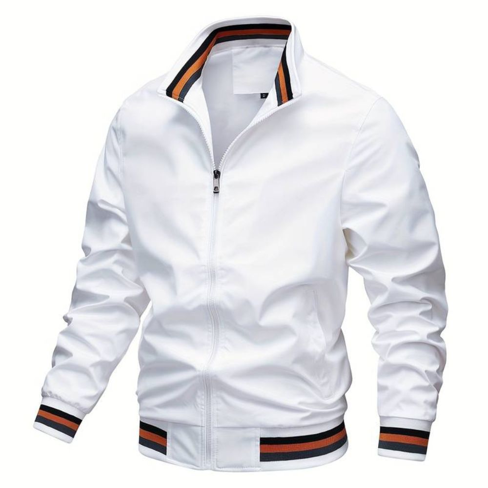 Lässige Bomberjacke für Männer – perfekt für kühle Herbst- und Wintertage.