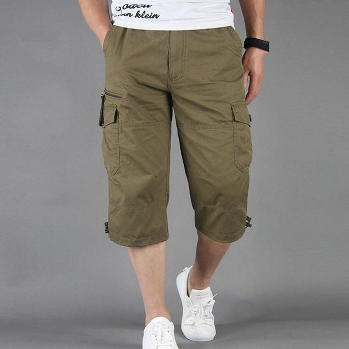  Lässige Cargo-Shorts mit mehreren Taschen für Männer, ideal für Freizeit und Outdoor-Aktivitäten.