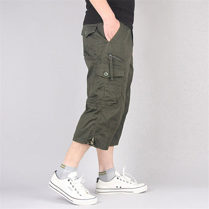  Lässige Cargo-Shorts mit mehreren Taschen für Männer, ideal für Freizeit und Outdoor-Aktivitäten.