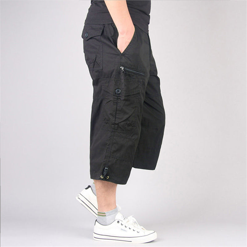  Lässige Cargo-Shorts mit mehreren Taschen für Männer, ideal für Freizeit und Outdoor-Aktivitäten.