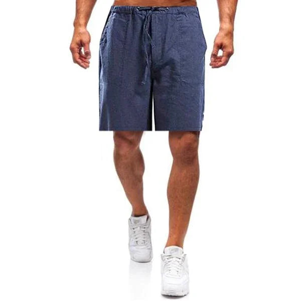 Lässige Shorts aus Leinen für Männer, ideal für entspannte Sommertage und Freizeit