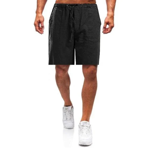 Lässige Shorts aus Leinen für Männer, ideal für entspannte Sommertage und Freizeit