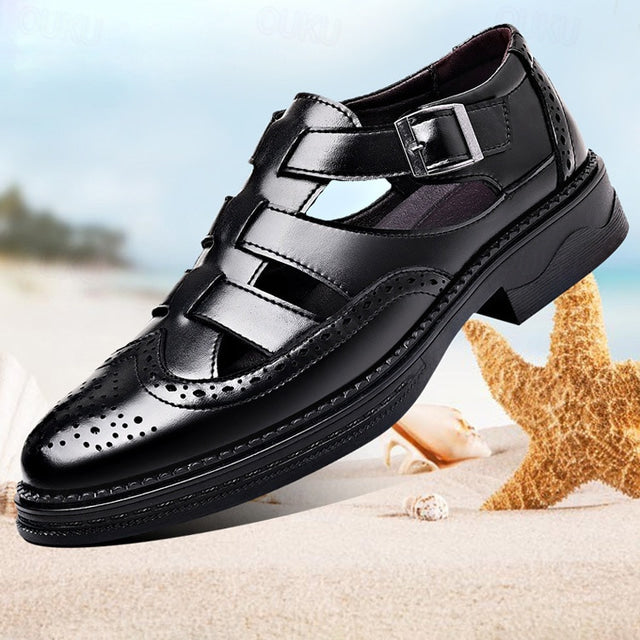 Lässige Sommersandalen aus Leder für Männer – stilvoll, bequem und perfekt für warme Tage