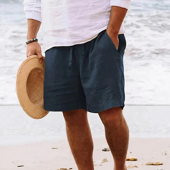 Lässige Strandshorts für Herren mit elastischem Bund und praktischen Taschen