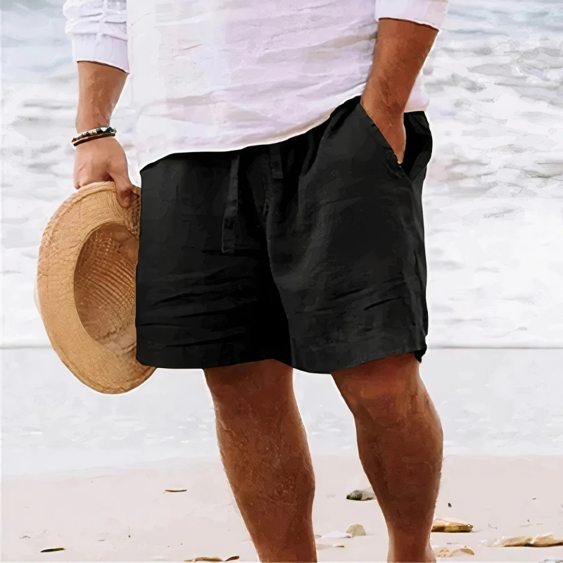 Lässige Strandshorts für Herren mit elastischem Bund und praktischen Taschen