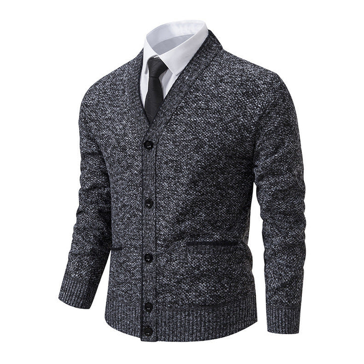 Lässige Strickjacke für Männer – stilvoll, bequem und perfekt für kühle Tage.