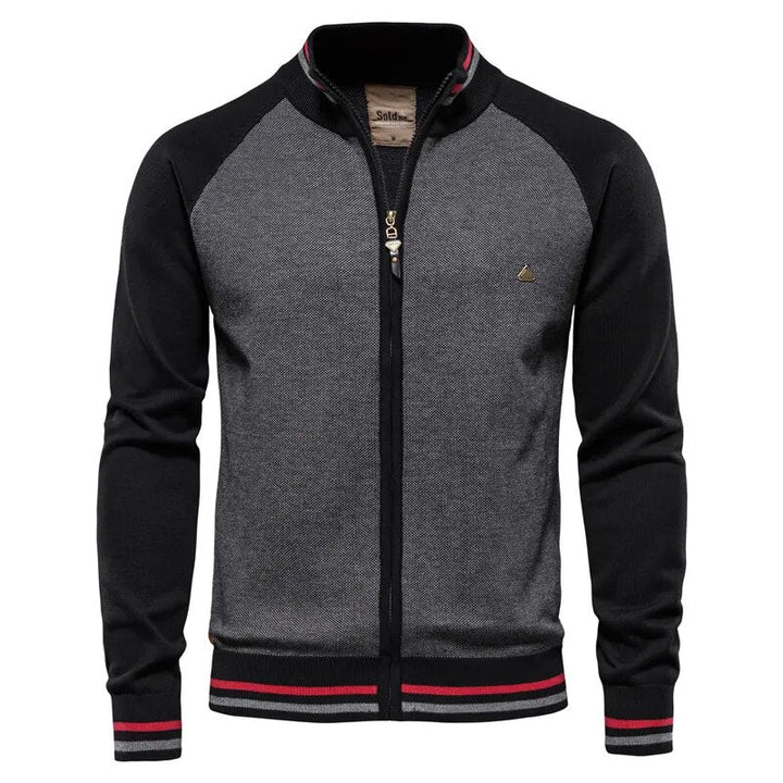 Lässige Strickjacke für Männer – warm, bequem und perfekt für entspannte Herbst- und Wintertage.