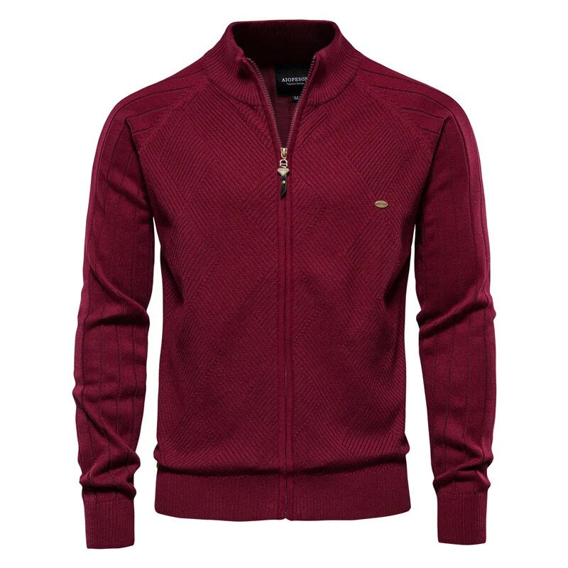 Lässige Strickjacke für Männer – warm, bequem und perfekt für entspannte Herbst- und Wintertage.