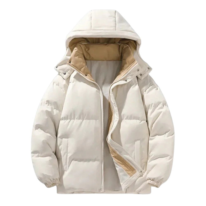 Lässige warme Parka-Jacke für Männer, ideal für kalte Herbst- und Wintertage, schützt vor Wind und Nässe.