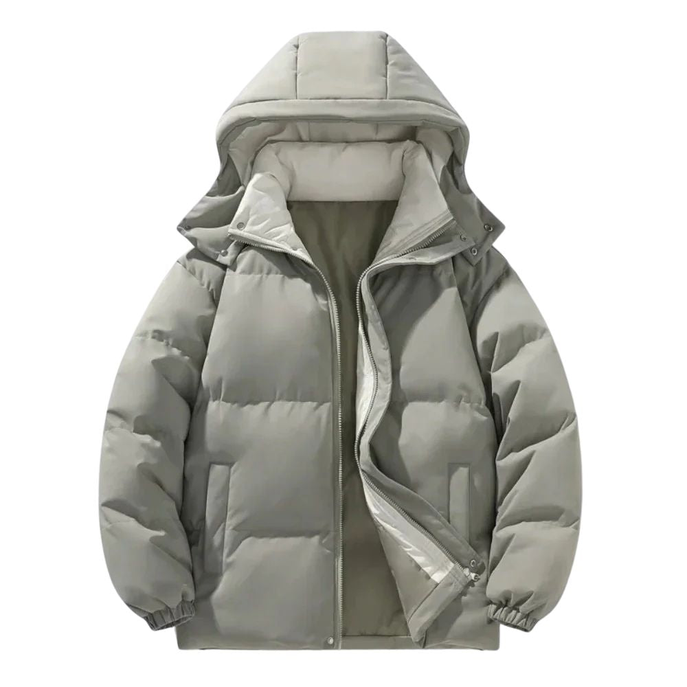 Lässige warme Parka-Jacke für Männer, ideal für kalte Herbst- und Wintertage, schützt vor Wind und Nässe.