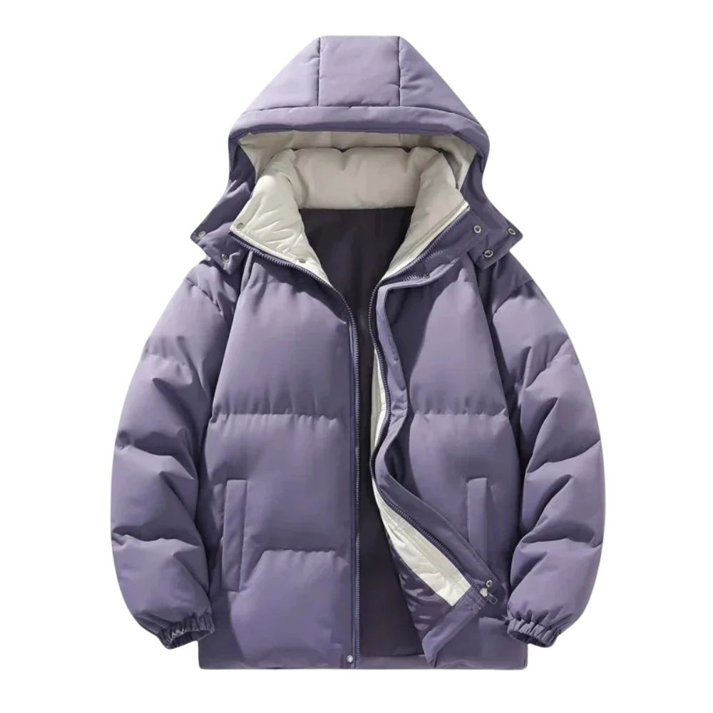 Lässige warme Parka-Jacke für Männer, ideal für kalte Herbst- und Wintertage, schützt vor Wind und Nässe.
