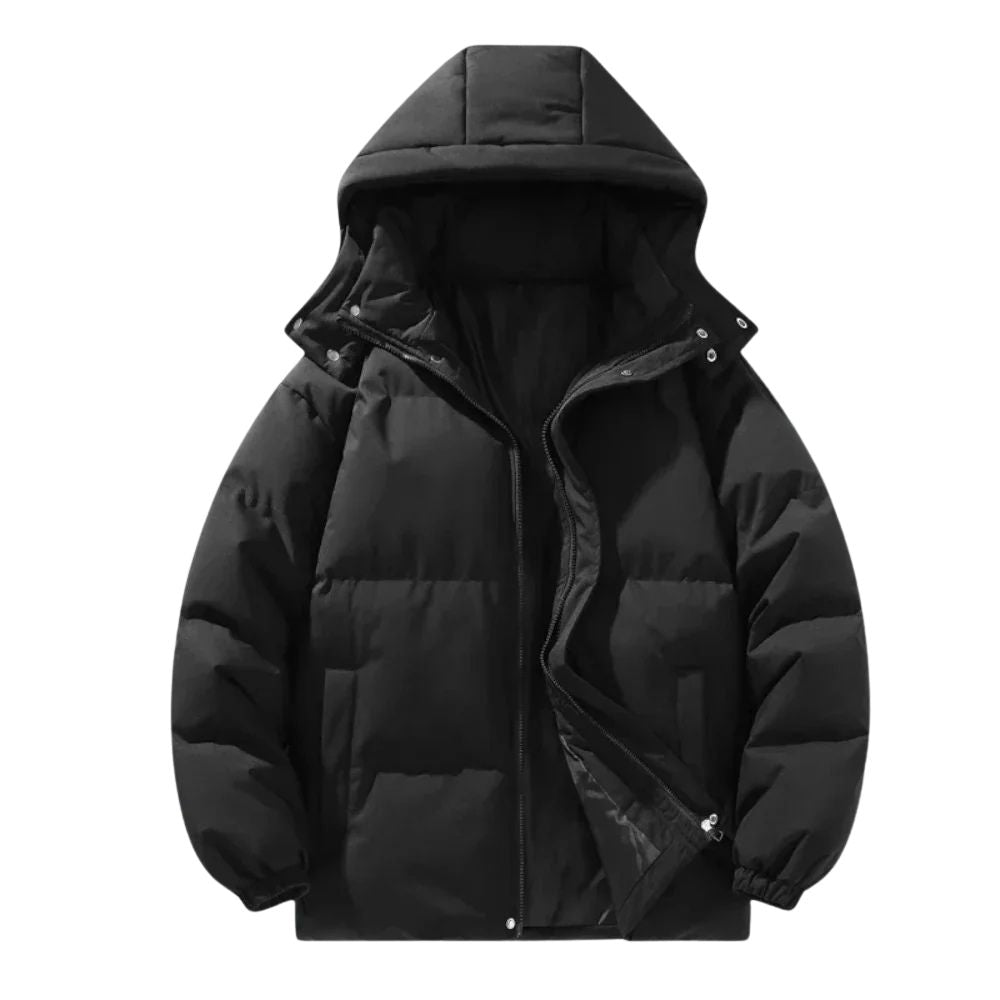 Lässige warme Parka-Jacke für Männer, ideal für kalte Herbst- und Wintertage, schützt vor Wind und Nässe.