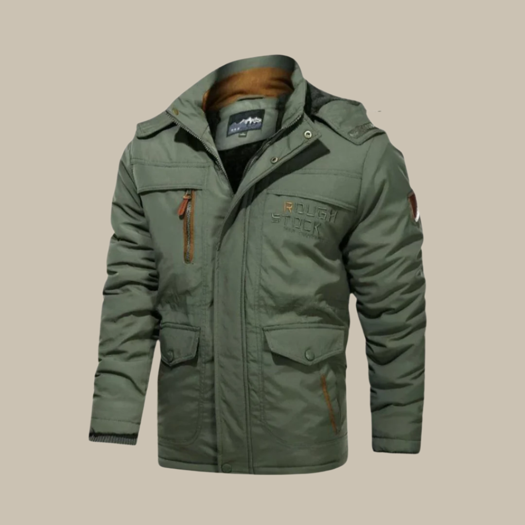 Lässige, warme Winter-Parka-Jacke für Herren – ideal für kalte Wintertage und unbeständiges Wetter.