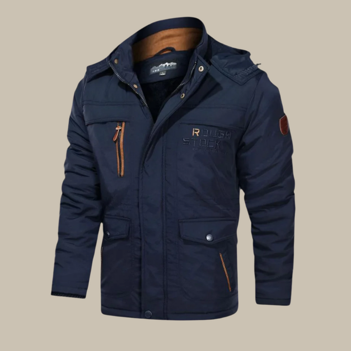Lässige, warme Winter-Parka-Jacke für Herren – ideal für kalte Wintertage und unbeständiges Wetter.