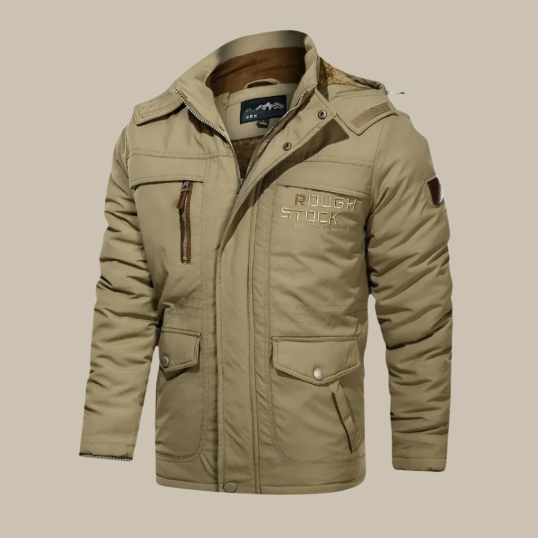 Lässige, warme Winter-Parka-Jacke für Herren – ideal für kalte Wintertage und unbeständiges Wetter.