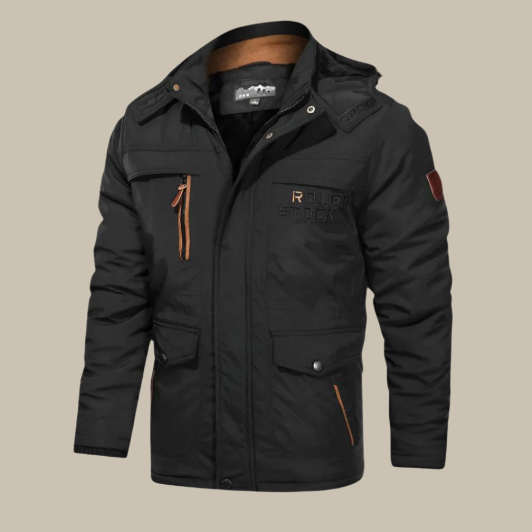 Lässige, warme Winter-Parka-Jacke für Herren – ideal für kalte Wintertage und unbeständiges Wetter.