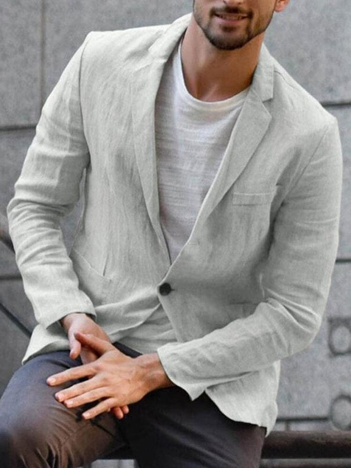 Lässige Blazerjacke für Männer, ideal für stilvolle und entspannte Outfits