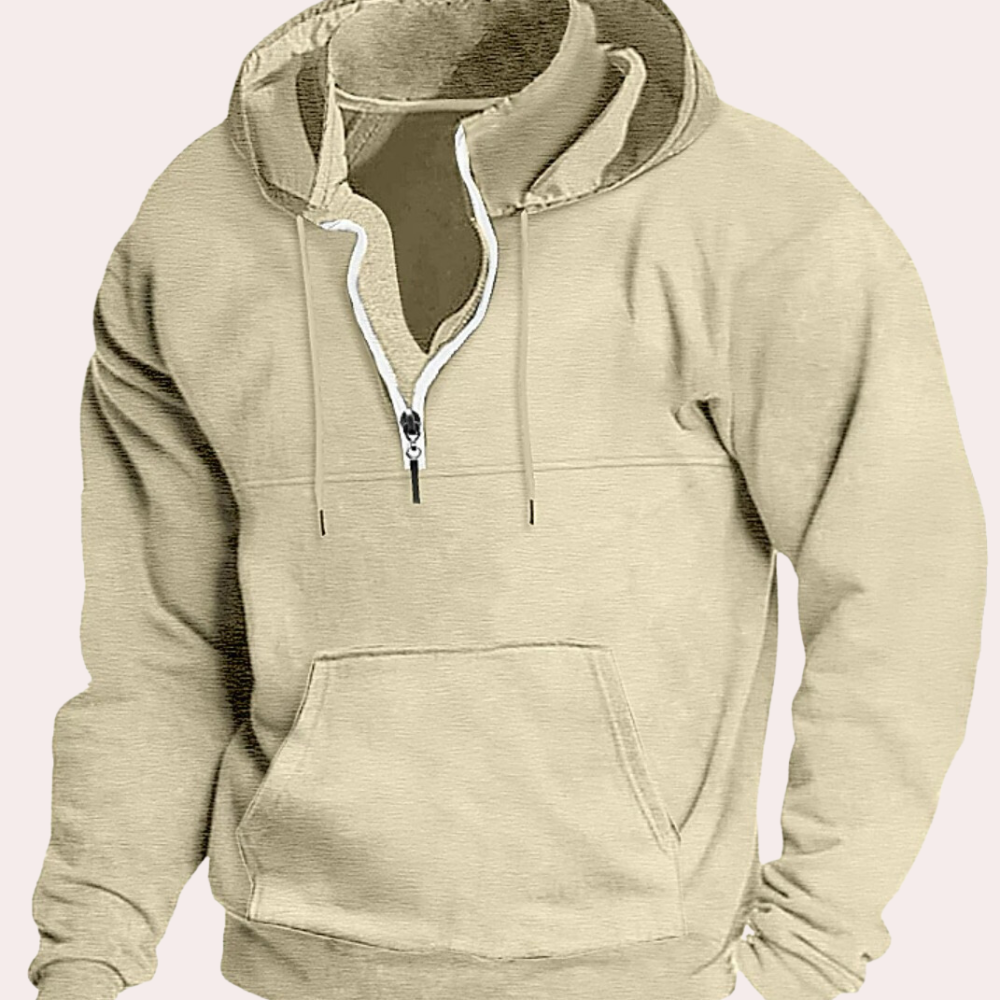 Lässiger Kapuzenpulli für Männer, warm und bequem für kalte Herbst- und Wintertage