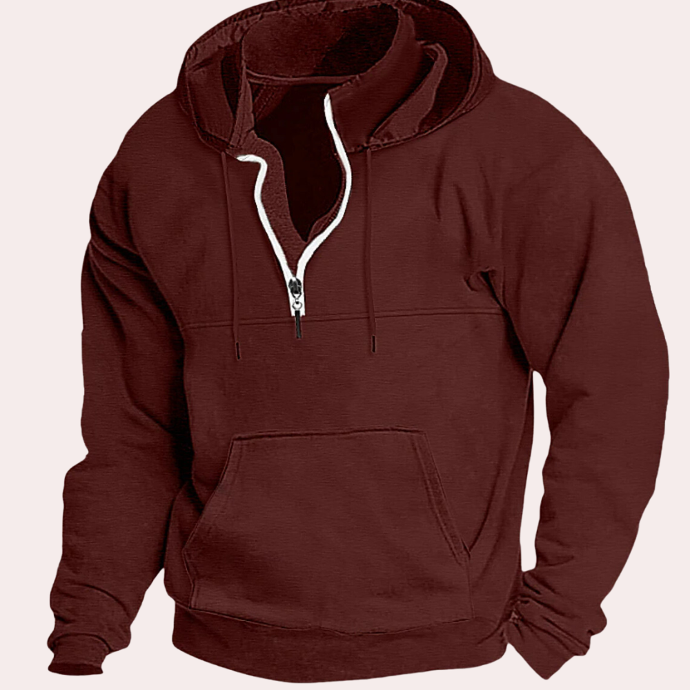 Lässiger Kapuzenpulli für Männer, warm und bequem für kalte Herbst- und Wintertage