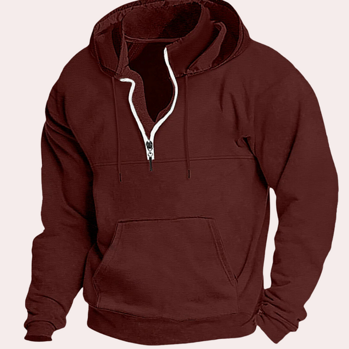 Lässiger Kapuzenpulli für Männer, warm und bequem für kalte Herbst- und Wintertage