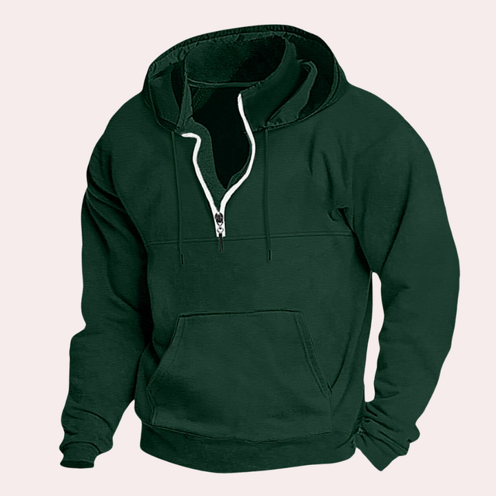Lässiger Kapuzenpulli für Männer, warm und bequem für kalte Herbst- und Wintertage
