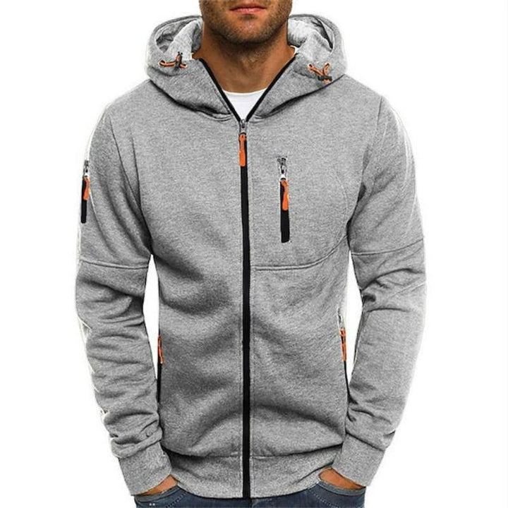 Lässiger Kapuzenpullover für Männer, ideal für kühle Herbst- und Wintertage.