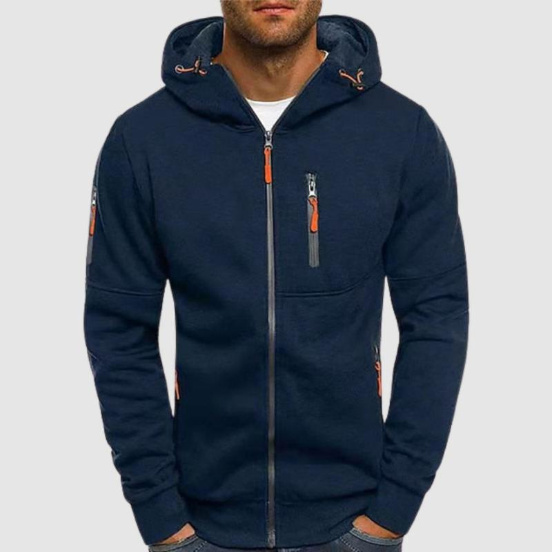 Lässiger Kapuzenpullover für Männer, ideal für kühle Herbst- und Wintertage.