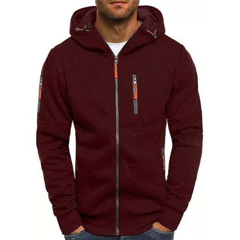 Lässiger Kapuzenpullover für Männer, ideal für kühle Herbst- und Wintertage.