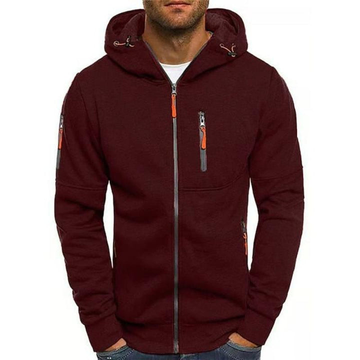 Lässiger Kapuzenpullover für Männer, ideal für kühle Herbst- und Wintertage.
