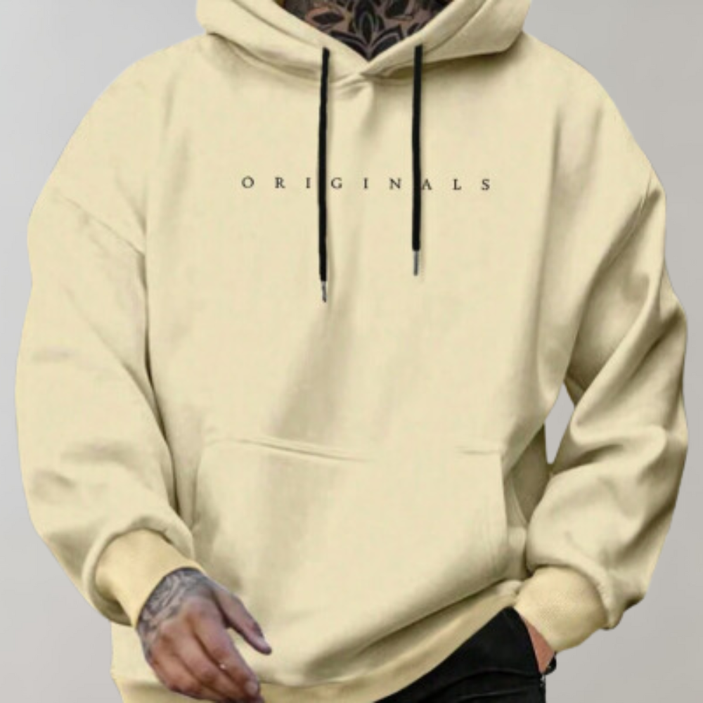 Lässiger Kapuzenpullover für Männer, ideal für kühle Herbst- und Wintertage