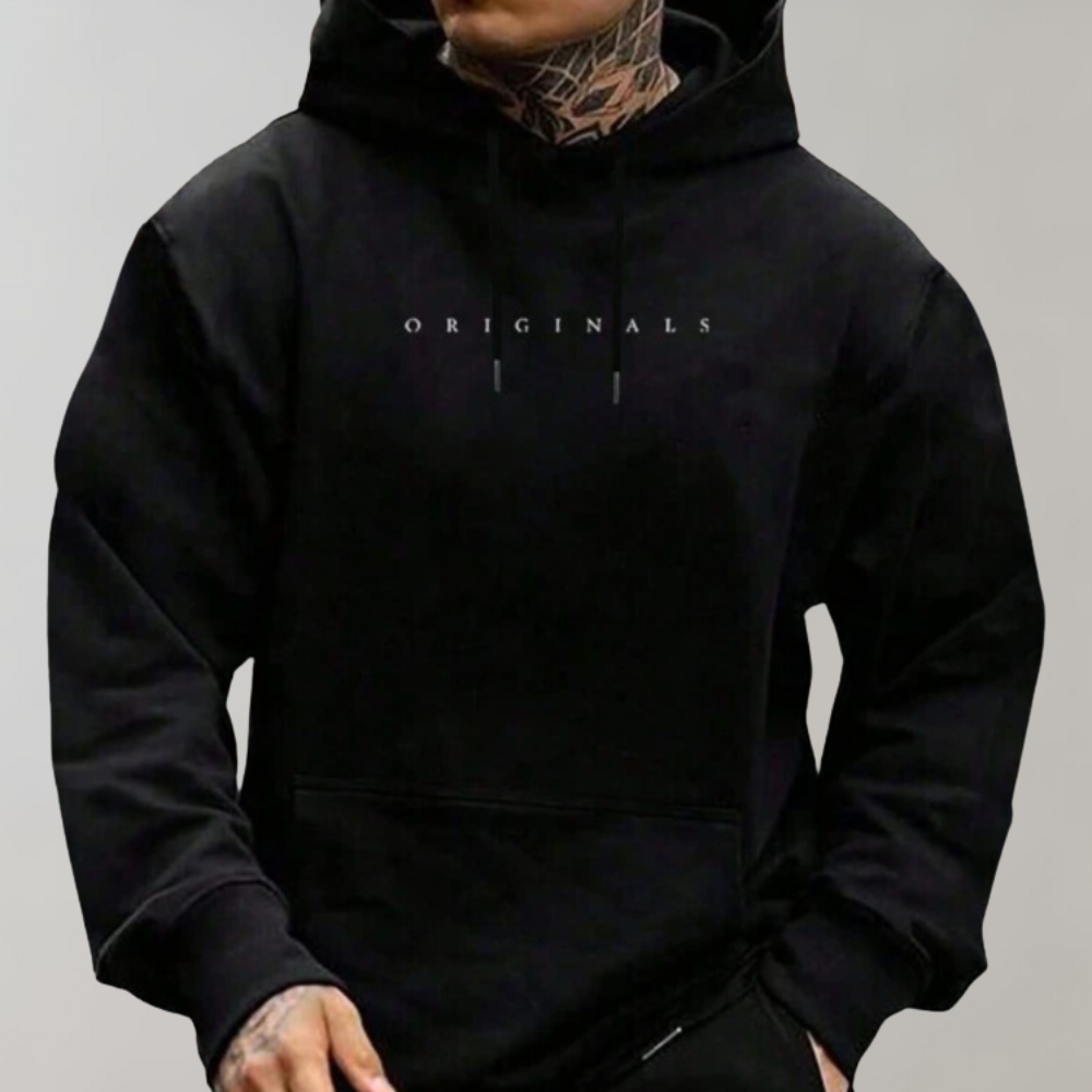 Lässiger Kapuzenpullover für Männer, ideal für kühle Herbst- und Wintertage