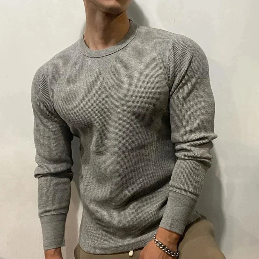 Slim-Fit Pullover für Herren im Casual-Stil, figurbetont, ideal für den modernen Alltag