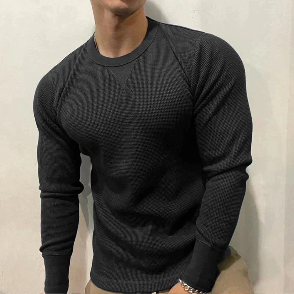 Slim-Fit Pullover für Herren im Casual-Stil, figurbetont, ideal für den modernen Alltag