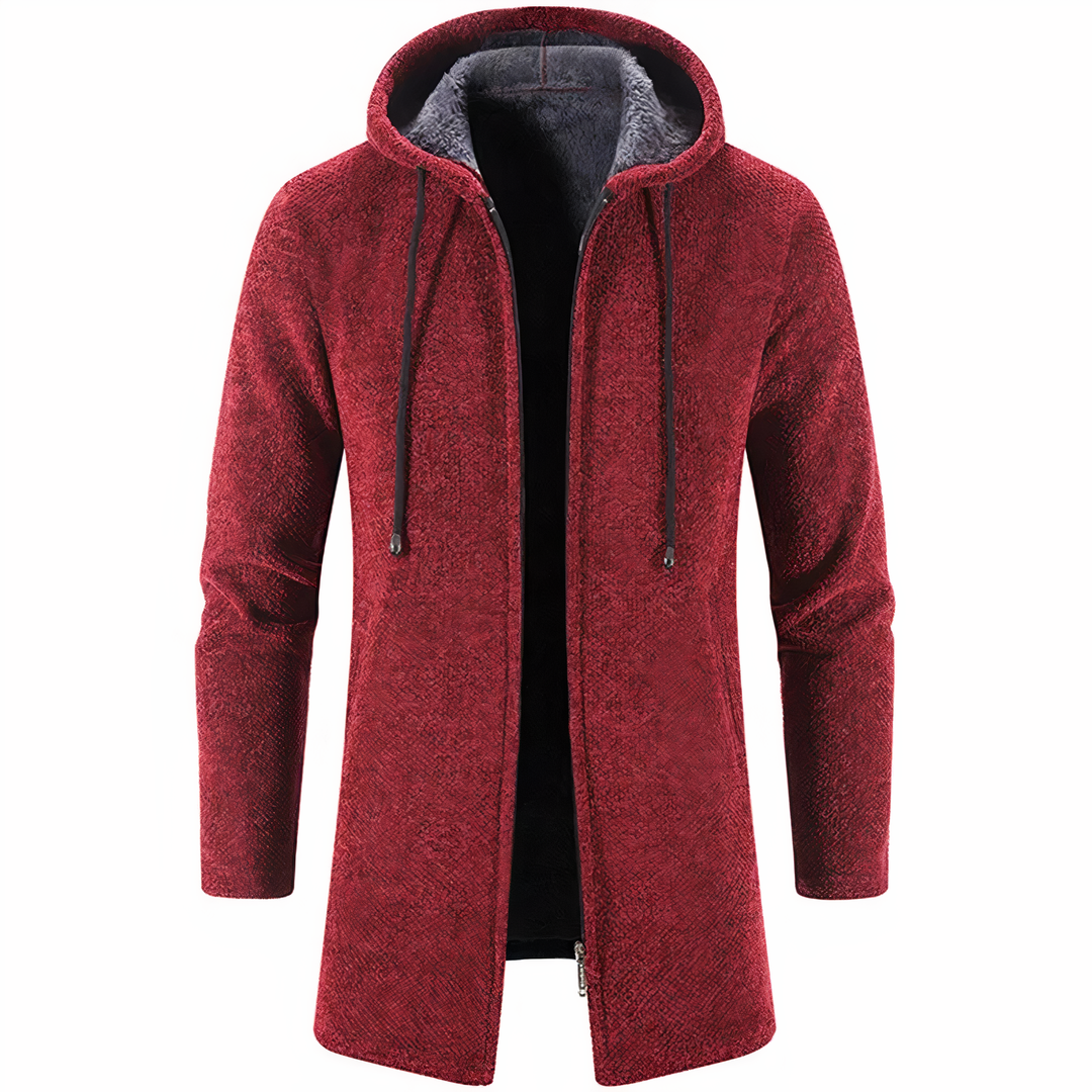 Lässiger warmer Kapuzenpullover für Männer, ideal für Herbst- und Wintertage.