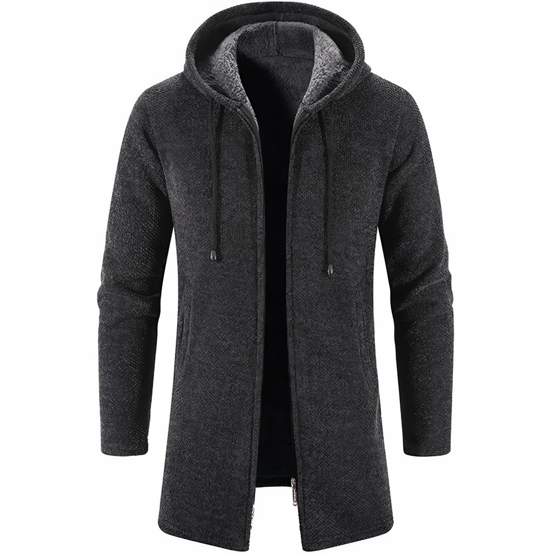 Lässiger warmer Kapuzenpullover für Männer, ideal für Herbst- und Wintertage.
