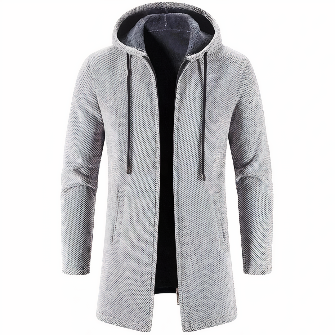 Lässiger warmer Kapuzenpullover für Männer, ideal für Herbst- und Wintertage.