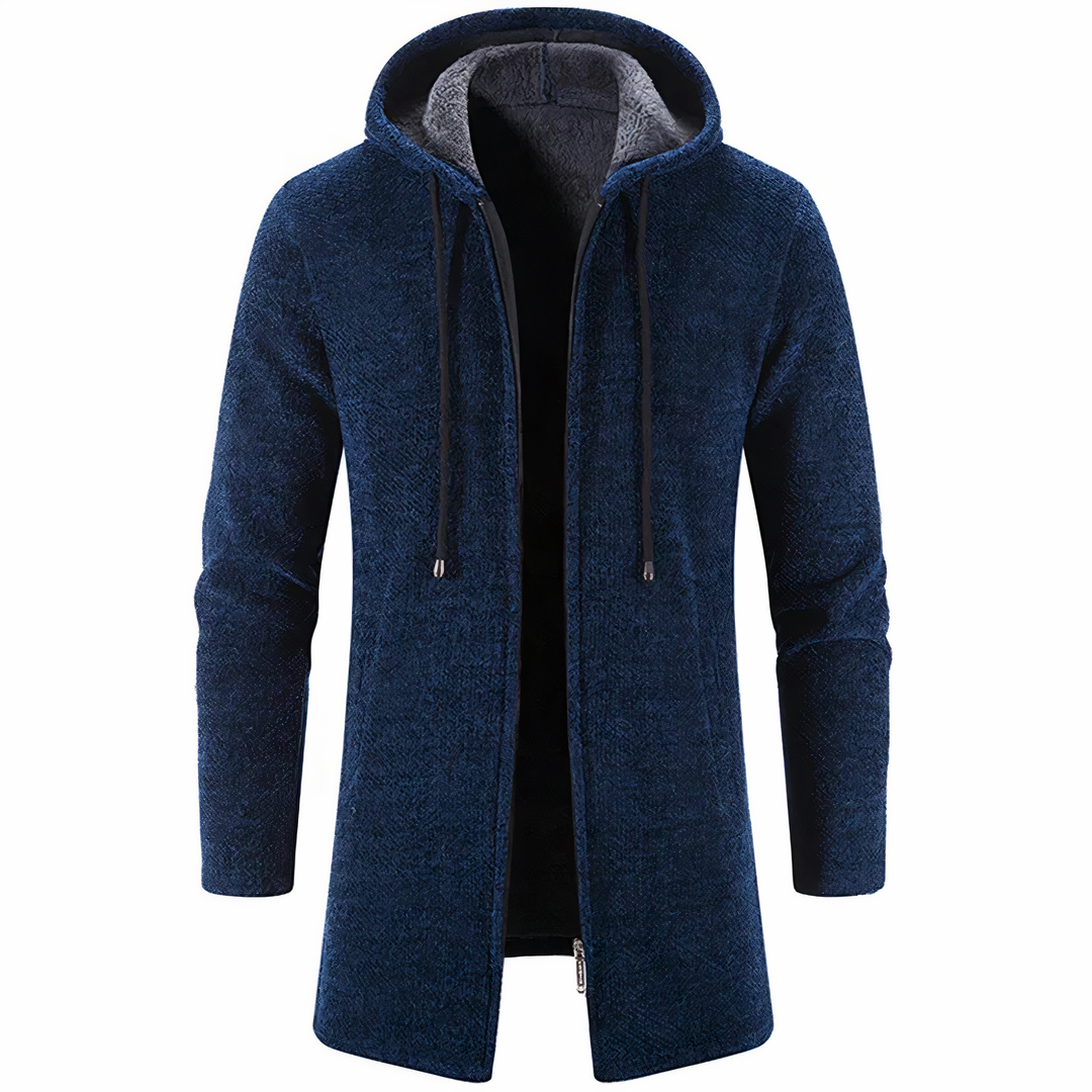 Lässiger warmer Kapuzenpullover für Männer, ideal für Herbst- und Wintertage.