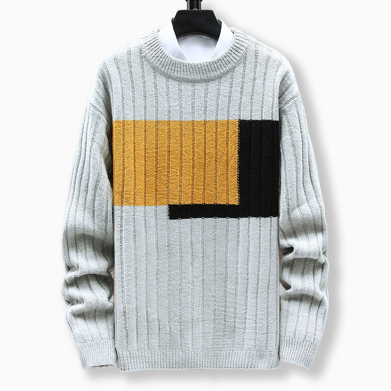 Lässiger warmer Pullover für Männer, ideal für Herbst- und Wintertage, mit weicher und hochwertiger Verarbeitung