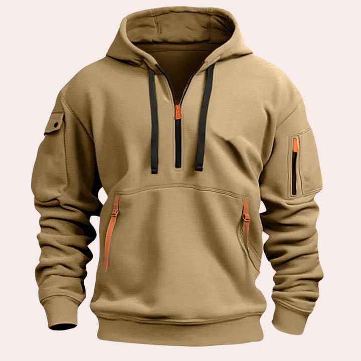 Lässiger Winter-Kapuzenpullover für Männer, ideal für kalte Herbst- und Wintertage