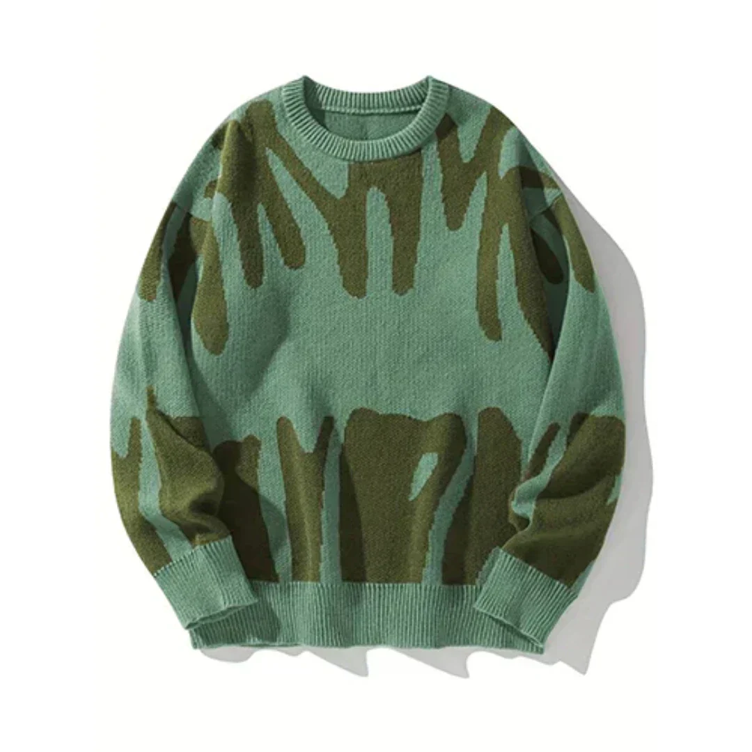 Lässiger Winterpullover für Männer, ideal für kalte Herbst- und Wintertage