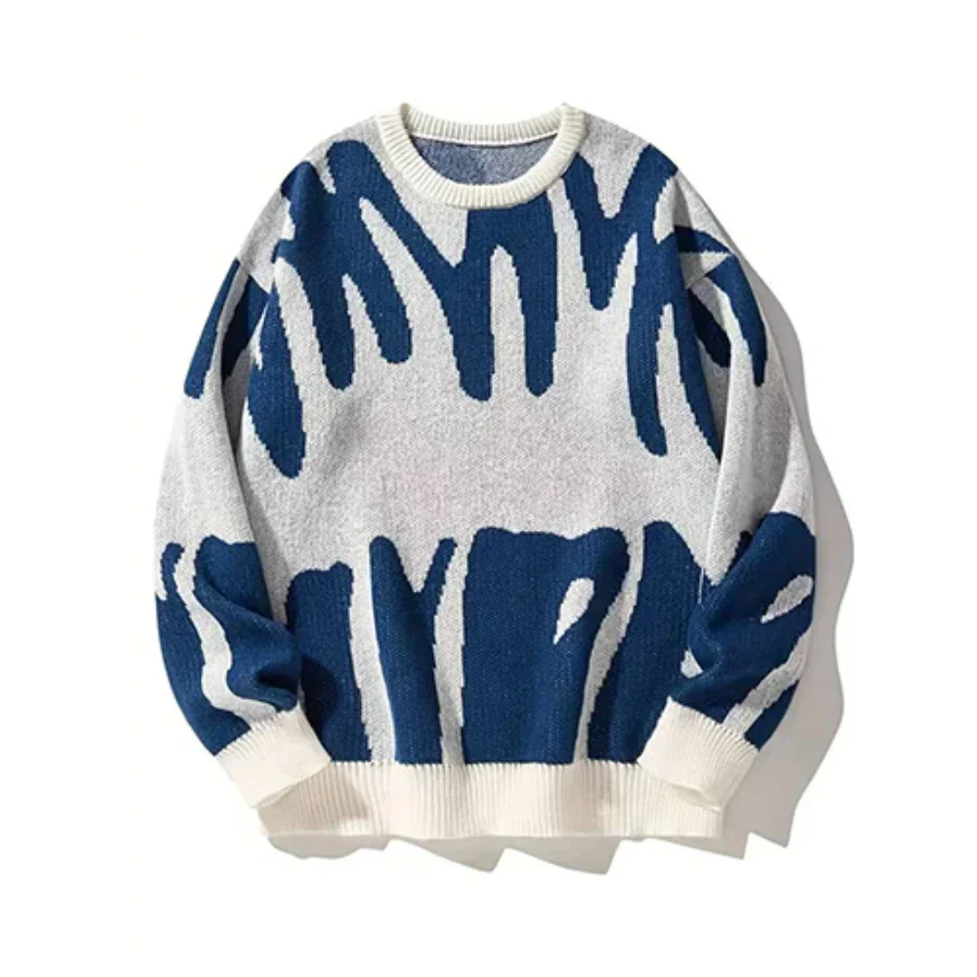 Lässiger Winterpullover für Männer, ideal für kalte Herbst- und Wintertage