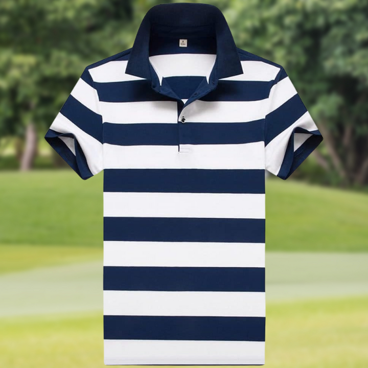 Lässiges gestreiftes Herren-Poloshirt - Gabor