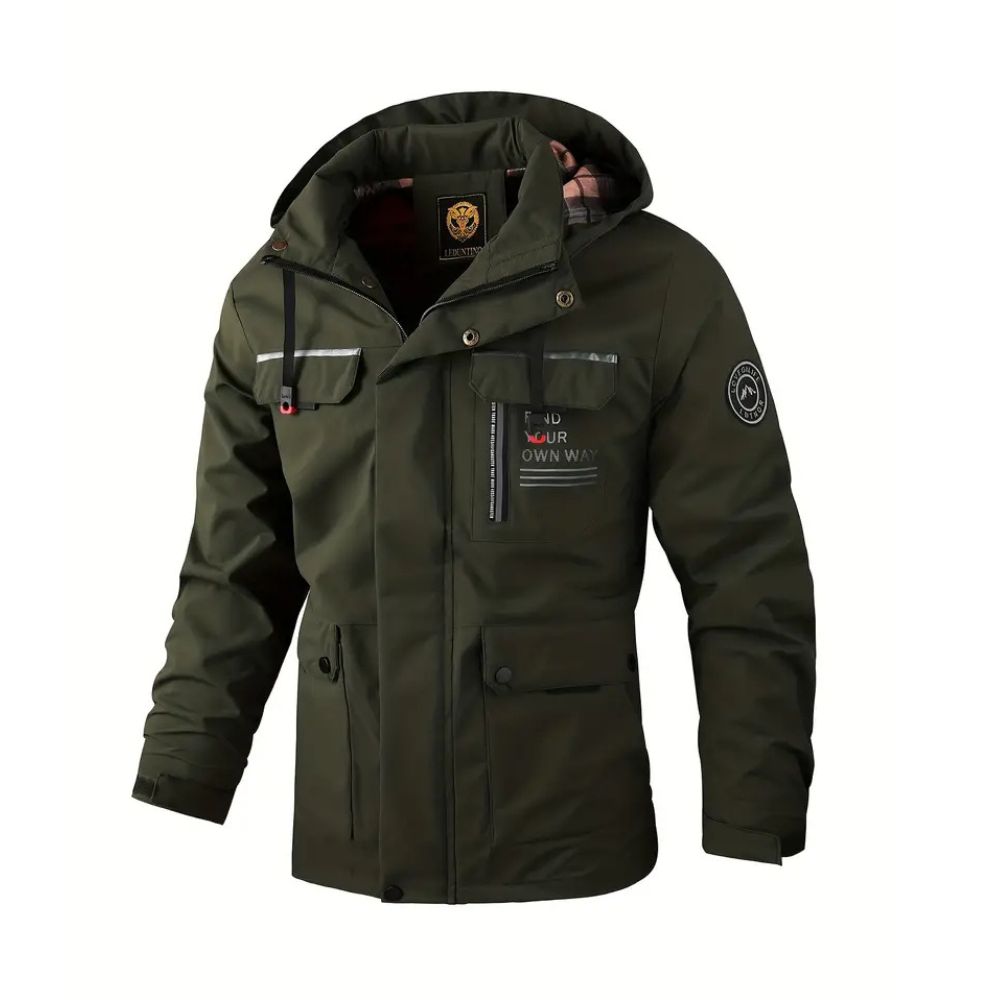 Lässige Winter-Bomberjacke für Herren, ideal für Herbst und Winter, bietet Wärme und Stil.