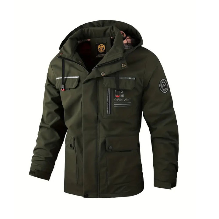 Lässige Winter-Bomberjacke für Herren, ideal für Herbst und Winter, bietet Wärme und Stil.