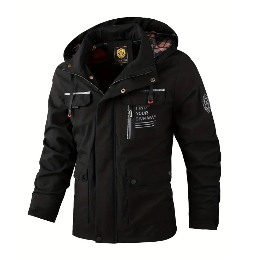 Lässige Winter-Bomberjacke für Herren, ideal für Herbst und Winter, bietet Wärme und Stil.