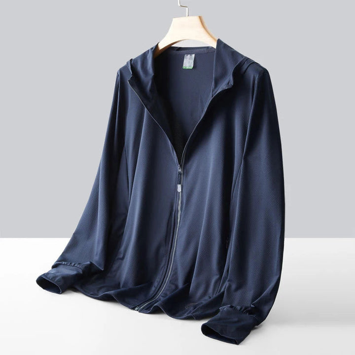 Leichte UV-Schutzjacke für Männer, atmungsaktiv und stilvoll für Outdoor-Aktivitäten