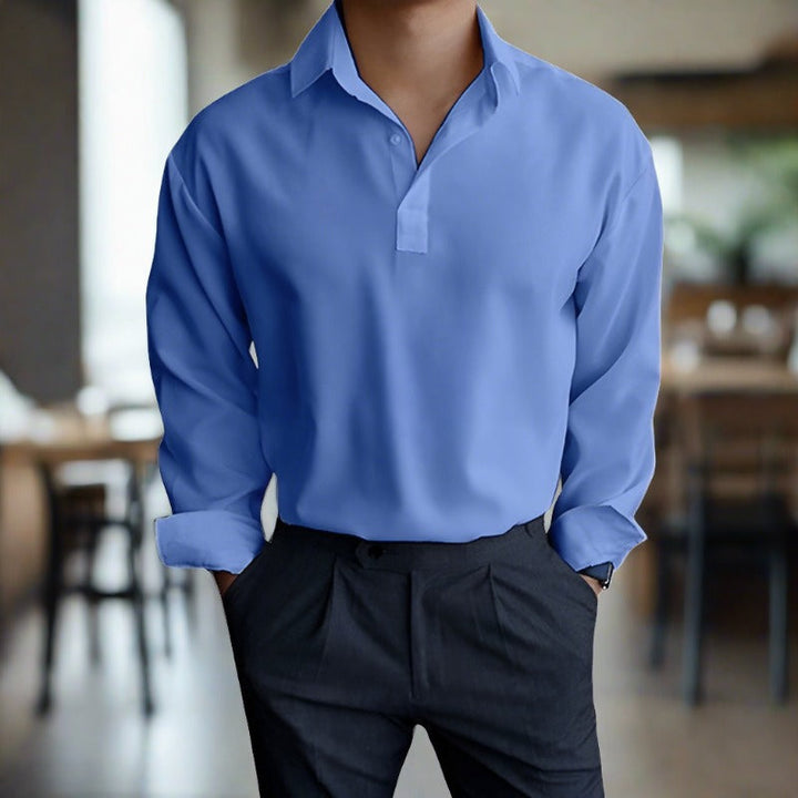 Luxuriöses Sommer-Poloshirt für Männer – elegant, leicht und perfekt für warme Tage